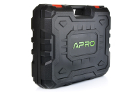 Перфоратор бочковий APRO 5,5Дж, 1500В, SDS+, 1500H, кейс Перфоратор бочковой APRO 5,5Дж, 1500В, SDS+, 1500H, кейс
