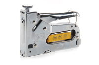 Степлер пружиний для скоби 4-14 мм сталевий корпус, регулювання удару колесом СИЛА Степлер пружинный для скобы 4-14мм стальной корпус, регулировка удара колесом СИЛА