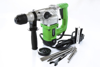 Перфоратор бочковий APRO 5,5Дж, 1500В, SDS+, 1500H, кейс Перфоратор бочковой APRO 5,5Дж, 1500В, SDS+, 1500H, кейс