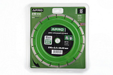 Придбати Диск відрізний по бетону 230х2.4х22.22мм (16-18%) Сегмент APRO Диск отрезной по бетону 230х2.4х22.22мм (16-18%) Сегмент APRO