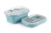 Ланчбокс складаний з кришкою-засувкою блакитний 540мл СИЛА Ланчбокс складной с крышкой-защелкой голубой 540мл СИЛА