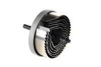 Набір коронок по дереву і гіпсокартону 9 предметів, глибина 20мм (26/32/36/45/50/56/63) APRO Набор коронок по дереву и гипсокартону 9 предметов, глубина 20мм (26/32/36/45/50/56/63) APRO