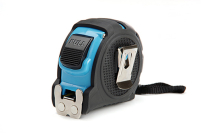 Рулетка обгумована з магнітом та автостопом, подвійний зачіп 5 м х 25 мм APRO Рулетка магнитная обрезиненная автостоп, двойной зацеп 5мх25мм APRO