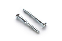 Шуруп до дерева з шестигранною головкою 6*50 DIN 571 цинк білий (пач 25шт) APRO Шуруп для дерева с шестигранной головкой 6*50 DIN 571 цинк белый (пач 25шт) APRO