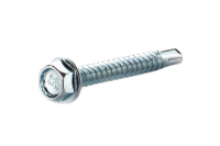 Саморіз із шестигранною головкою 4,8*38 DIN 7504K зі свердлом по металу (пач 50шт) APRO Саморез с шестигранной головкой 4,8*38 DIN 7504K с сверлом по металлу (пач 50шт) APRO