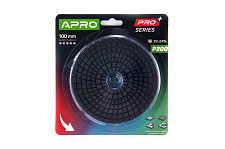 Придбати Коло алмазне шліфувальне на липучці 100мм Р200 APRO PRO Круг алмазный шлифовальный на липучке 100мм Р200 APRO PRO