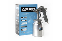 Фарборозпилювач HP Ø1,5мм н/б метал. 1000мл APRO Краскораспылитель HP Ø1,5мм н/б металл. 1000мл APRO