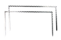 Мангал-рамка (підставка для шампурів) 62х31х1,5см, з нержавіючої сталі 3мм, з чохлом СИЛА Мангал-рамка (подставка для шампуров) 62х31х1,5см, из нержавеющей стали 3мм, с чехлом СИЛА