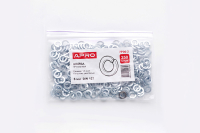 Шайба пружинна 6мм DIN 127 цинк білий (ящ 6200шт) APRO Шайба пружинная 6мм DIN 127 цинк белый (ящ 6200шт) APRO