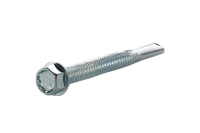 Саморіз із шестигранною головкою 5,5*50 DIN 7504K з посиленим свердлом по металу (пач 50шт) APRO Саморез с шестигранной головкой 5,5*50 DIN 7504K с усиленым сверлом по металлу (пач 50шт) APRO