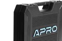 Набір насадок і інструментів CrV ¼, ½ ( 90Т) (100 шт) APRO Набор насадок и инструментов CrV ¼, ½ ( 90Т) (100 шт) APRO