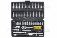 Набір насадок CrV 1/4 (46шт) Мастер СИЛА Набор насадок CrV 1/4 (46шт) Мастер СИЛА