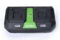 Подвійний зарядний пристрій APRO FC20 Dual 20В, 3А Двойное зарядное устройство APRO FC20 Dual 20В, 3А