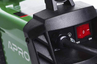 Зварювальний апарат інверторний APRO MMA-160 K, ел.5мм, + набір кабелів, кейс Сварочный аппарат инверторный APRO MMA-160 K, ел.5мм, + набор кабелей, кейс