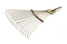 Придбати Граблі віялові регульовані 210—400мм 18 круглих прути СИЛА Грабли веерные регулируемые 210—400мм 18 круглых прутьев СИЛА