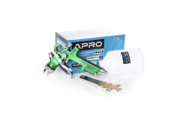 Фарборозпилювач HVLP Ø1,3мм в/б пласт. 600мл APRO Краскораспылитель HVLP Ø1,3мм в/б пласт. 600мл APRO