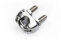 Затискач для троса 6мм DIN 741 нержавіючий А2 (пачка, кратно 10шт) APRO Зажим для троса 6мм DIN 741 нержавеющий А2 (пачка, кратно 10шт) APRO