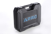 Набір насадок (інструментів) торцевих з тріскавкою CrV 1/4, 1/2 (90т) (110шт) APRO Набор насадок (инструментов) торцевых c трещоткой CrV 1/4, 1/2 (90Т) (110шт) APRO