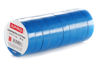 Ізоляційна стрiчка синя 0.14х17мм 20м (пачка, кратно 10шт) APRO Изоляционная лента синяя 0.14х17мм 20м (пачка, кратно 10шт) APRO