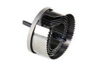 Набір коронок по дереву і гіпсокартону 7 предметів, глибина 30мм (60/67/74/81/95) APRO Набор коронок по дереву и гипсокартону 7 предметов, глубина 30мм (60/67/74/81/95) APRO