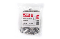 Карабін із замком М6х60 нержавіючий А2 (пачка, кратно 10шт) APRO Карабин с замком М6х60 нержавеющий А2 (пачка, кратно 10шт) APRO
