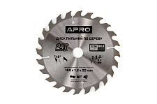 Придбати Диск пильний по дереву 160х20х24Т APRO Диск пильный по дереву 160х20х24Т APRO