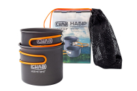 Набір туристичного посуду для походів (чаша + чаша) СИЛА Набор туристической посуды для походов (чаша + чаша) СИЛА