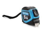 Рулетка обгумована з автостопом 5 м х 19 мм APRO Рулетка обрезиненная автостоп 5мх19мм APRO