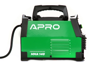 Зварювальний апарат інверторний APRO MMA-140 20-140А ел 4мм 2,5+1.5м + набір кабелів Сварочный аппарат инверторный APRO MMA-140 20-140А эл 4мм 2,5+1.5м + набор кабелей