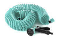 Набір: шланг спіральний 15м+ пістолет-розпилювач 8 режимів СИЛА Набор: спиральный шланг 15м+ пистолет-распылитель 8 режимов СИЛА
