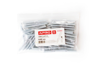 Гвинт-шуруп М6x60мм (шпилька дворізьбова) TORX (ящ1500 шт.) APRO Винт-шуруп М6x60мм (шпилька двухрезьбавая) TORX (пач. 1500 шт.) APRO