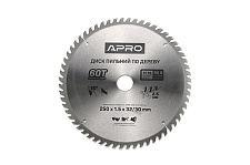 Придбати Диск пильний по дереву 250х32(30)х60Т APRO Диск пильный по дереву 250х32(30)х60Т APRO