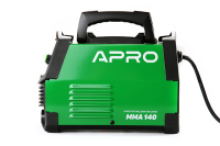Зварювальний апарат інверторний APRO MMA-140 20-140А ел 4мм 2,5+1.5м + набір кабелів Сварочный аппарат инверторный APRO MMA-140 20-140А эл 4мм 2,5+1.5м + набор кабелей