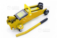 Домкрат гідравлічний підкатний 2т (висота підйому 135-330мм) в кейсе СИЛА Домкрат гидравлический подкатной 2т (выс подъема 135-330мм) в кейсе СИЛА