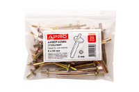 Анкер-клин стельовий 6*65 Bierbach цинк жовтий (пач. 25 шт.) APRO Анкер-клин потолочный 6*65 Bierbach цинк жёлтый (пач. 25 шт.) APRO