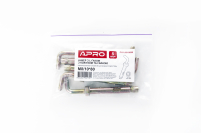 Анкер з кожухом і гайкою з L-гаком М8/10*80 цинк жовтий (пач 5шт) APRO Анкер с кожухом и гайкой с L-крюком М8/10*80 цинк жёлтый (пач 5шт) APRO