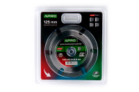 Диск пильний по дереву з твердосплавними напайками 125х22.2мм 6Т APRO Диск пильный по дереву с твердосплавными напайками 125х22.2мм 6Т APRO