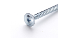 Саморіз з прес-шайбою 4,2*51 зі свердлом цинк білий (ящ. 2000шт) APRO Саморез с пресс-шайбой 4,2*51 со сверлом цинк белый (ящ. 2000шт) APRO