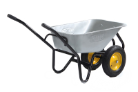 Тачка садово-будівельна двоколісна 100л, 250кг, колеса пневмо 4х8'' СИЛА Тачка садово-строительная двухколесная 100л, 250кг, колеса пневмо 4х8'' СИЛА