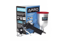 Фарборозпилювач HP-Max Ø1,5мм в/б метал. 500мл APRO Краскораспылитель HP-Max Ø1,5мм в/б металл. 500мл APRO