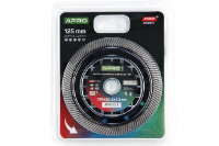 Диск алмазний по бетону Кераміка Швидкий Різ 125х1.3х22.22мм 22-24% APRO PRO Диск алмазный по бетону Керамика Быстрый Рез 125х1.3х22.22мм 22-24% APRO PRO