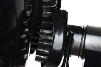 Бетонозмішувач СМ-160 28-30об/хв. 650Вт, 160л (вінець з чавуну) APRO Бетономешалка СМ-160 28-30об/мин. 650Вт, 160л (венец из чугуна) APRO