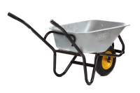 Тачка садово-будівельна одноколісна 100л, 200кг, колесо пневмо 4х8'' СИЛА Тачка садово-строительная одноколесная 100л, 200кг, колесо пневмо 4х8'' СИЛА