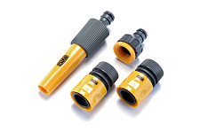 Придбати Набір: насадка-розпилювач, конектори 1/2: 1/2 аквастоп, 1/2, адаптер 1/2+3/4 СИЛА Набор: насадка-распылитель, коннекторы 1/2: 1/2 аквастоп , 1/2, адаптер 1/2+3/4 СИЛА