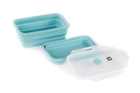 Ланчбокс складаний з кришкою-засувкою блакитний 800мл СИЛА Ланчбокс складной с крышкой-защелкой голубой 800мл СИЛА