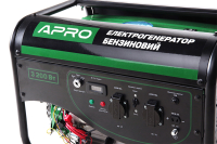 Генератор бензиновий 4-х тактний 3.0/3.2 кВт (електро запуск) APRO Генератор бензиновый 4-х тактный 3.0/3.2 кВт (электро запуск) APRO