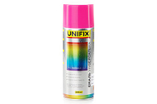 Придбати Емаль акрилова універсальна RAL 4003 Рожевий гл. 400мл UNIFIX Эмаль акриловая универсальная RAL 4003 Розовый гл. 400мл UNIFIX