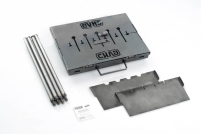 Мангал розкладний (кейс) товщина 2мм на 6 шампурів СИЛА Мангал раскладной (кейс) толщина 2мм на 6 шампуров СИЛА