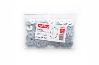 Шайба плоска збільшена 10мм DIN 9021 цинк білий (ящ 1600шт) APRO Шайба плоская увеличенная 10мм DIN 9021 цинк белый (ящ 1600шт) APRO