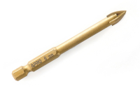 Свердло по склу і кахлю 4 грані HEX 8мм PRO APRO Сверло по стеклу и кафелю 4 грани HEX 8мм PRO APRO